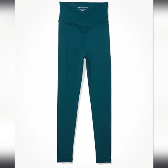 American Eagle "The Lightweight Everything 7/8 Legging " in Teal - Picture 1 of 7